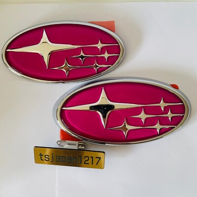 オーナメント　STI performance 未使用　WRX VAB VAG Subaru WRX STI Custom Pink Front and Rear Ornament Set VAB / VAG
