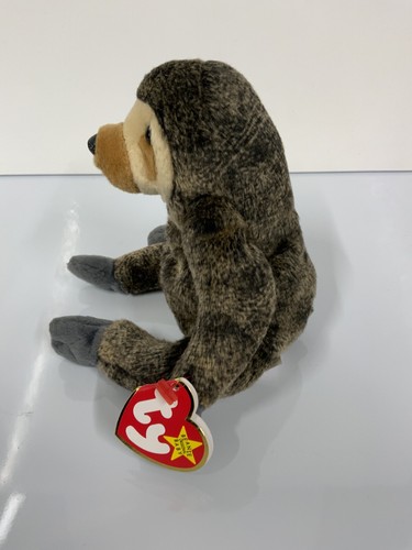 Ty Beanie Babies Slowpoke The Sloth NUEVO con etiqueta 1999 juguete vintage peluche retirado - Imagen 5 de 9