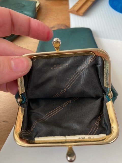 VTG Green Leather cigarette case (2) (FC103-1/M93)