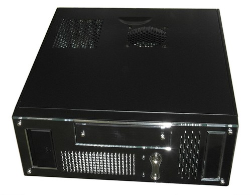 Black Micro ATX Desktop/Tower Case / Chassis .450W PSU. Q-Tec EL-Micro. CS101B - Picture 3 of 9