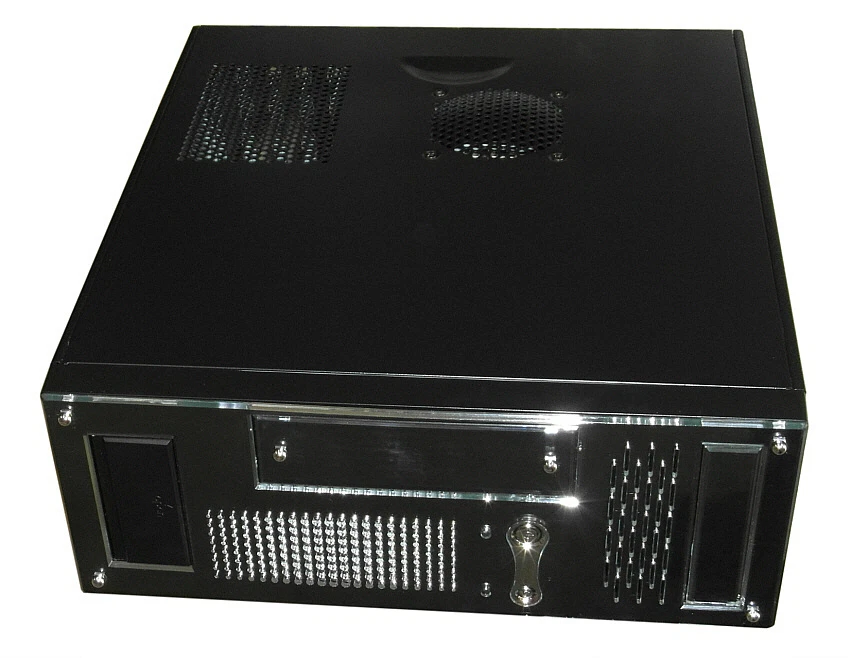 Custodia desktop/torre/telaio Micro ATX nera 0,300 W alimentatore. Q-Tec EL-Micro. CS101B - Immagine 3 di 4