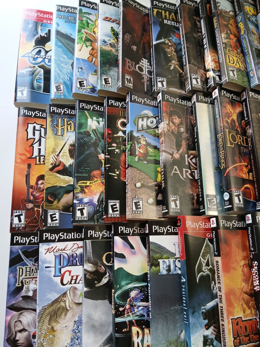 PlayStation 2 PS2 COVER ART - ARTWORK INSERTS ONLY - You Pick