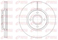 Remsa 2X Bremsscheibe Vorne Ø278 Mm FüR Ford Fiesta VI B-Max JK 1.0 Ecoboost
