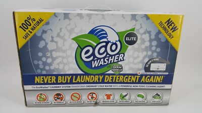 Eco Washer ELITE w/Germ Shield Oxidizer Laundry System #: 7H-ECO-03 *NEW IN BOX*