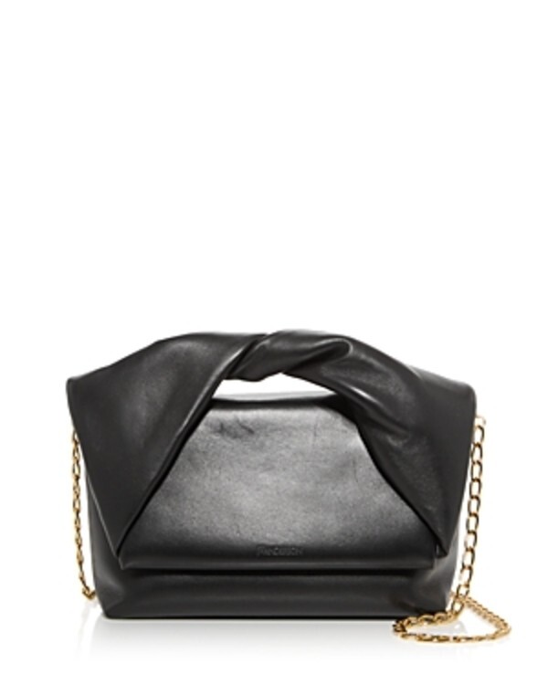 JW Anderson Large Twister Bag Leather Black NWT Authentic