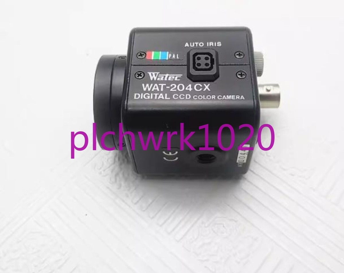 1 PCS Watec WAT-204CX Color Industrial Camera CCD PAL System BNC C