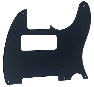 Pick Fender Telecaster 5-hole P90 Style Guitar Pickguard 1 Ply Acrylic Black