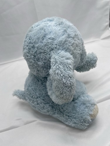 Aurora Elephant Plush 2017 Blue Sits 9 Inches - Picture 6 of 7