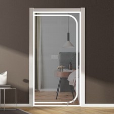 Cat Door Screen Pet-Proof Screen Door With Zipper Anti-mosquito Nets Mesh NEW