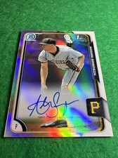 2015 Bowman Chrome Prospects Auto Refractor/499 Adrian Sampson