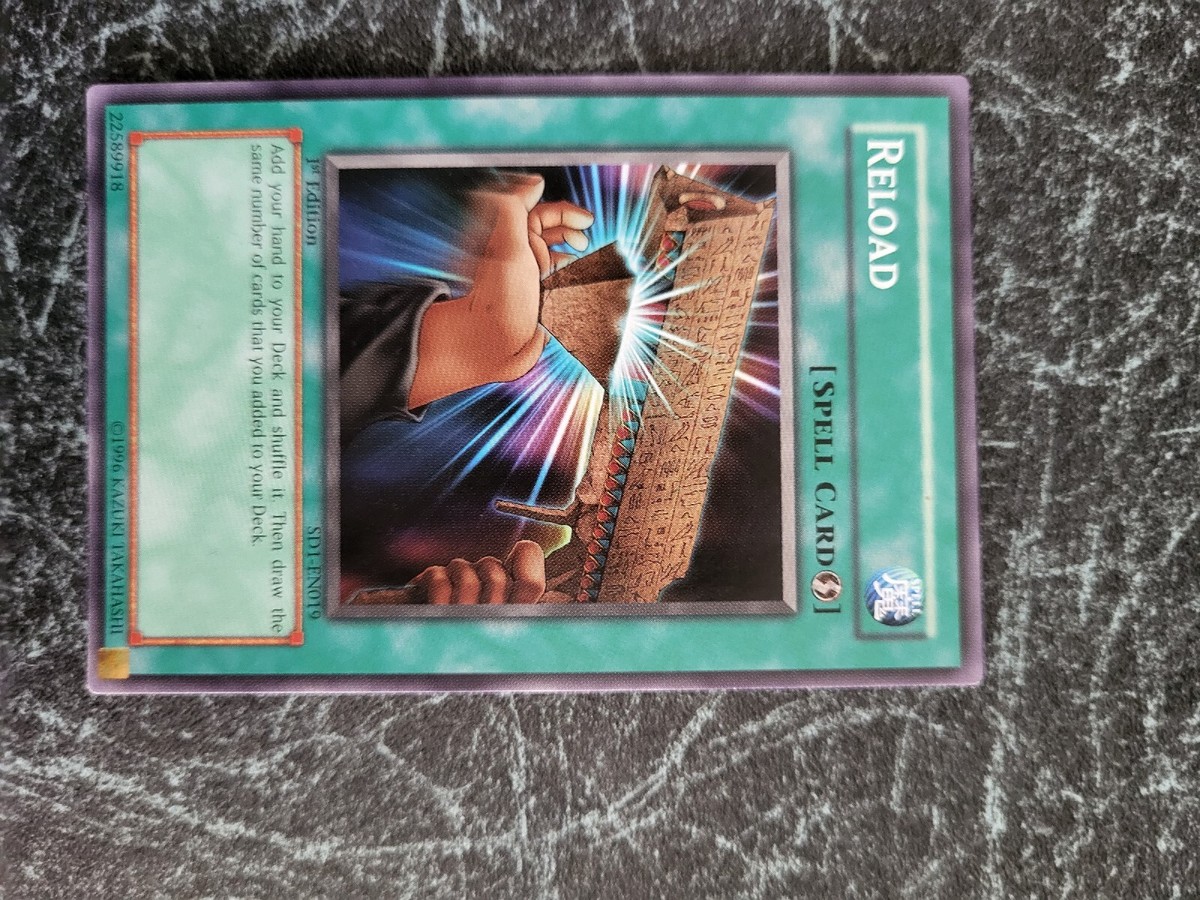 Reload SD1-EN019 Common Yu-Gi-Oh! Card by Konami - Moderately
