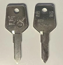 Taylor X19 KEY BLANK Uncut Fits HD65 DL HD40 HONDA MOTORCYCLE
