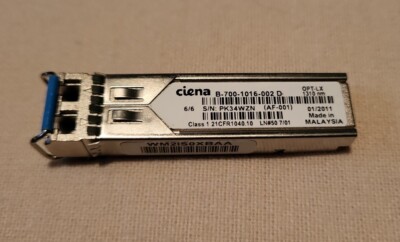 Genuine Ciena B-700-1016-002 D 1000Base LX LC 10Km, 1310nm SFP OPT-LX WM2IS0XBAA