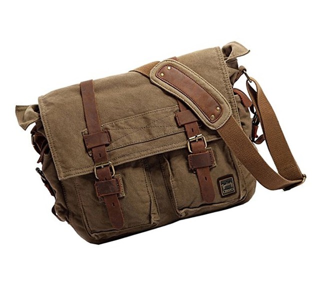 Berchirly Vintage Military Messenger Bag IUCN Water