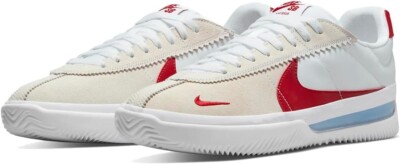 NIKE SB ナイキエスビー BRSB ブルーリボン エスビー ローカットスニーカー ベージュ/レッド DH9227‐100 US12 Nike SB BRSB White Red Blue Skateboarding Sneakers DH9227-100