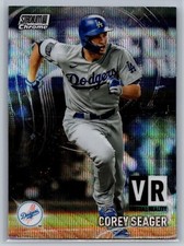2021 topps stadium club chrome corey seager virtual reality wave refractor