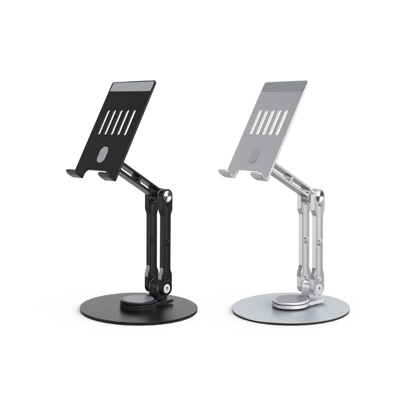 Foldable Tabletop Phone Support Height Adjustable Phone Tablet Stand Base