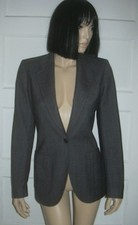 Chloe Pinstripe Wool Suit Jacket Sz Eu 42, 8