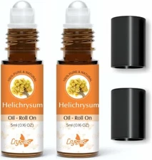 Crysalis Helichrysum Pure & Natural Essential Oil Roll on Pack of 2 | 5ml.