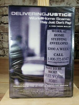 Delivering Justice Work@Home Scams They Just Don't Pay DVD 