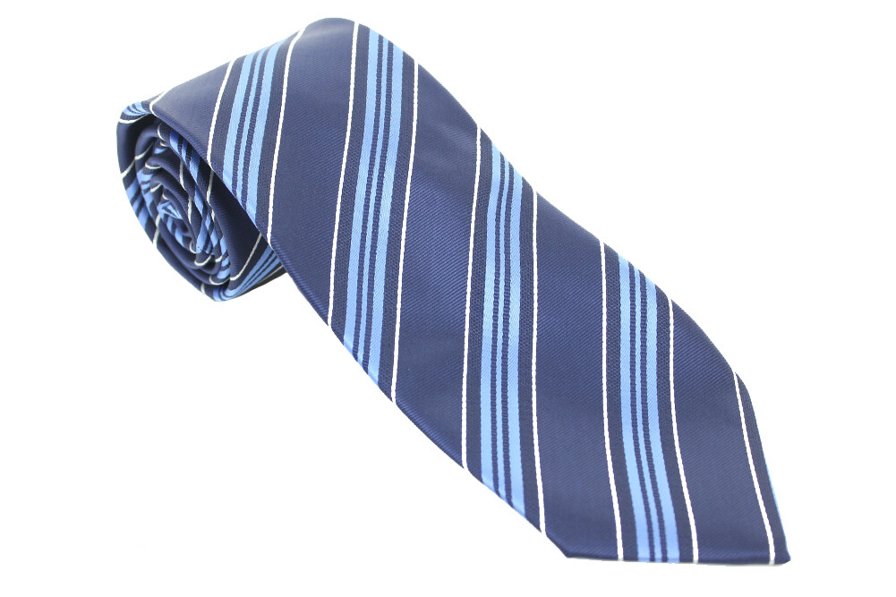 Галстук в полоску John Ashford New Navy Trad Stripe $ 39,45