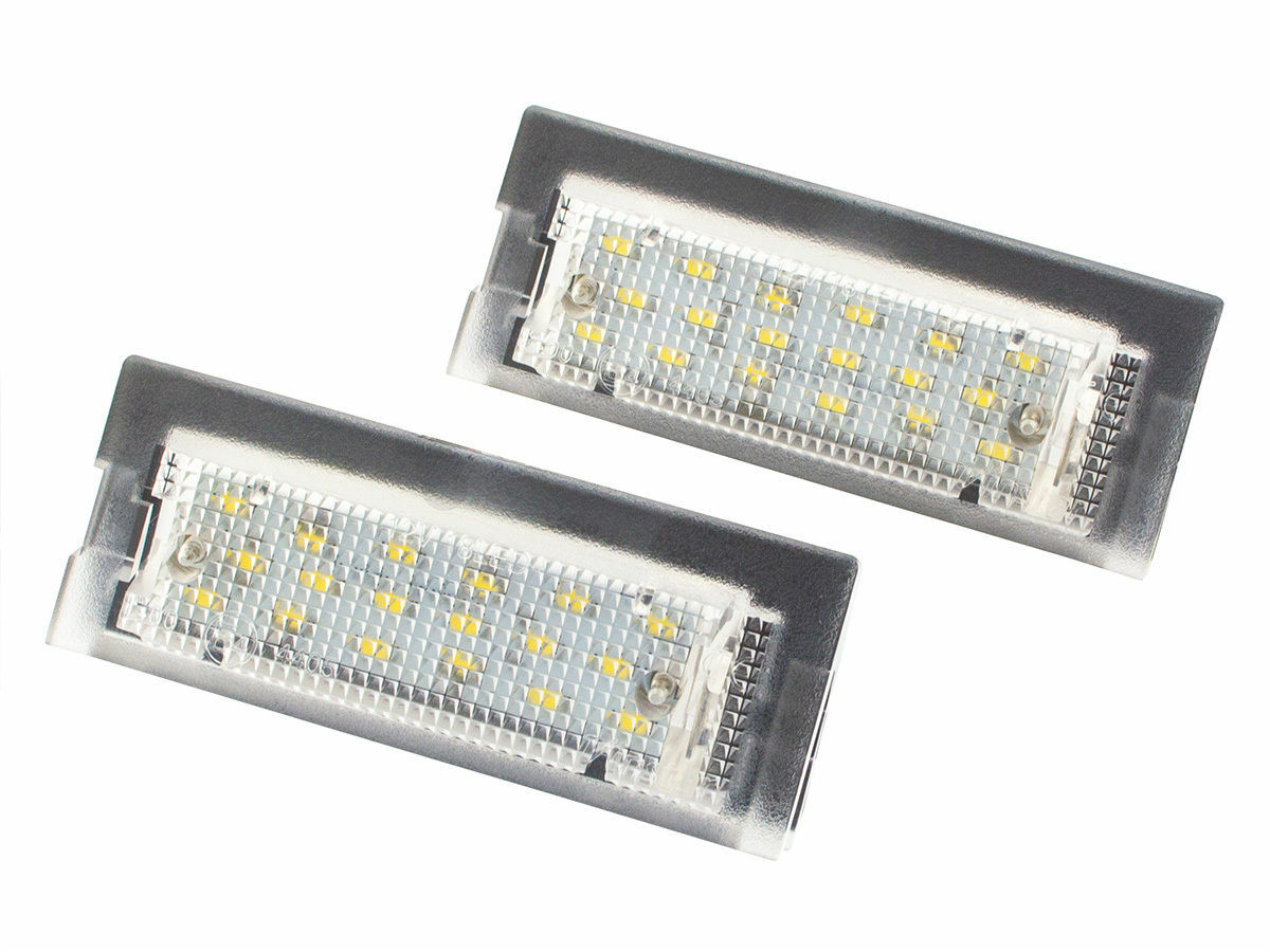 Kit éclairage Plaque BMW 5 E39 Touring - 2x LED 18 SMD, Homologué, Origine Allemagne