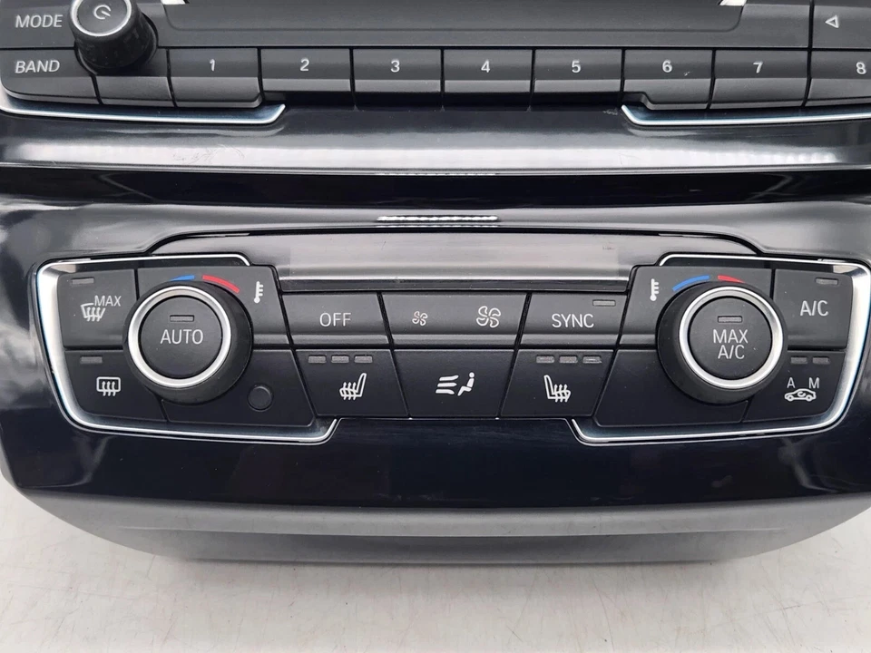 BMW X1 X2 2016-2023 calefacción climatización audio radio control unidad OEM Foto 3 de 4