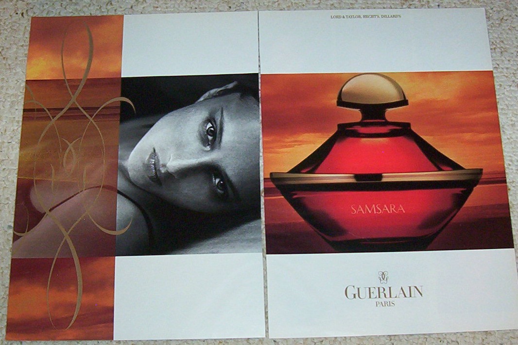 ヴィンテージ広告　GUERLAIN　パヒューム ヴィンテージ広告 GUERLAIN パヒューム