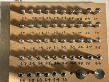 WATCHMAKER LATHE COLLETS 8mm VARIOUS SIZES (WW) Webster Whitcomb