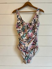 Shade & Shore Tropical Leaf One Piece Swimsui...
