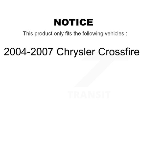 Front Wiper Blades Kit For 2004-2007 Chrysler Crossfire K90-100654 - Picture 2 of 9