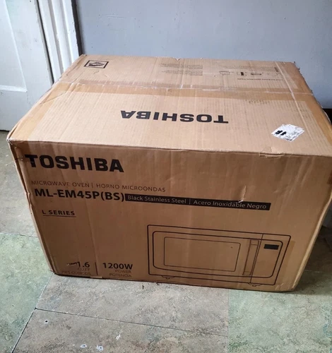 TOSHIBA ML-EM45P(BS) Countertop Microwave Oven Stainless Steel New