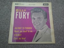 BILLY FURY Billy Fury EP  1961  DECCA    superb EX