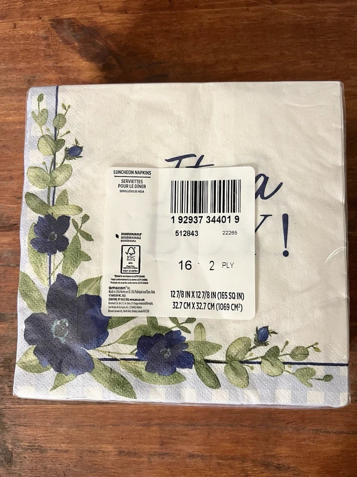 Baby In Bloom Shower Decorating Kit- Cups, Napkins, Table & Wall Decor Baby Boy - Image 4 of 4