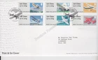 GB ROYAL MAIL FDC COVER 2017 POST & GO MAIL BY AIR 1ST  100G LONDON
