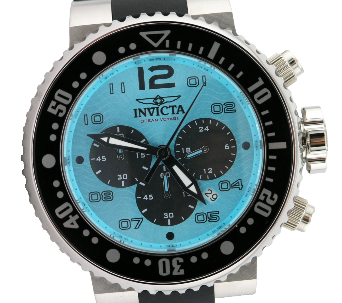 NEW INVICTA 26735 PRO DIVER OCEAN VOYAGE CHRONOGRAPH WATCH STEEL