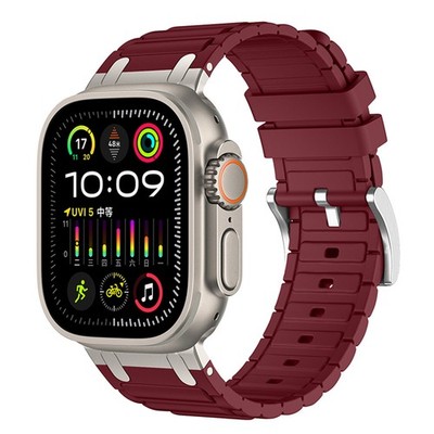 Sport Silicone Watch Band Strap For Apple Watch Ultra 49mm/Series 11 10 9 8 7 SE