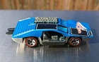 Vintage Mattel Hot Wheels Redline Side Kick Blue Silver - 1970 Made In Malaysia