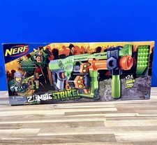 Nerf Zombie Strike Doominator Blaster 4 Rotating Drums 24 Elite Darts NEW