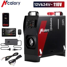 Hcalory Upgrade 8KW 12V 24V 110V Diesel Air Heater For Motorhome Truck Campervan