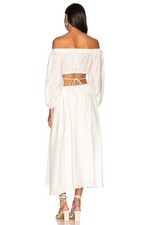 ASTR the Label White Off The Shoulder Maxi Dress S