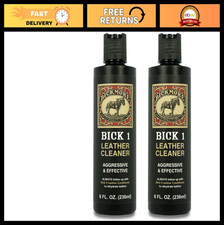 Leather Cleaner 8 oz 2 Pack - Remove Dirt, Oil, Sweat, Salt  Water Stains fro