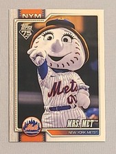 2026 Topps Series 1 Celebrations Team Mascot #M-14 Mrs. Met - NY Mets