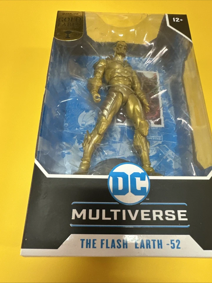 Figura de acción McFarlane Toys DC Multiverse The Flash Earth 52 etiqueta dorada NUEVO Foto 2 de 4