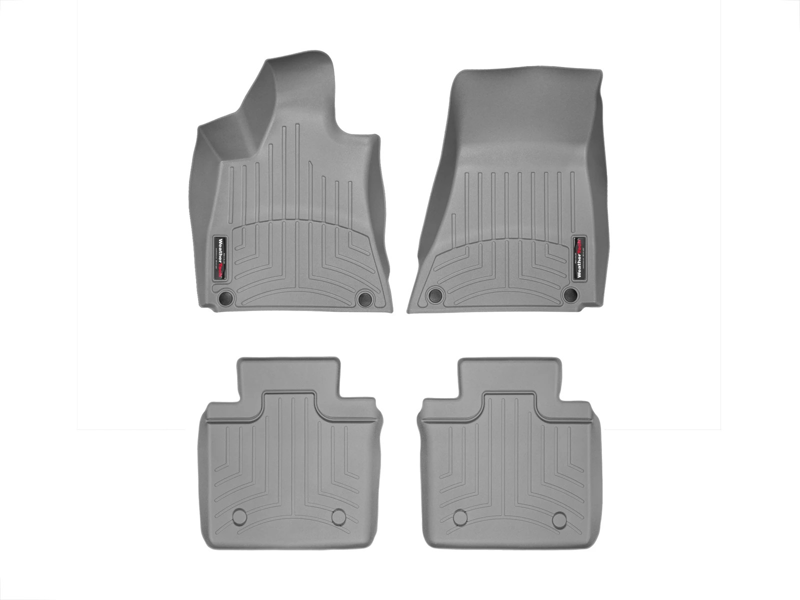 WeatherTech FloorLiner for 2016-2016 Maserati Quattroporte - 1st & 2nd Row, Grey