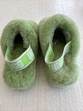 UGG Women's Fluff Yeah Platform Sheepskin Slides Size 7