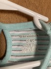 Garanimals Girls Aqua/White 3/4 Bell Sleeve Striped Shirt Size 2T — photo 2