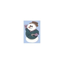 Woodcraft Project Paper Plan to Build Snowman