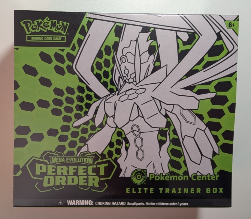 pokemon cards etb near me Pokemon TCG - Center Exclusive - Mega Evolution - Perfect Order