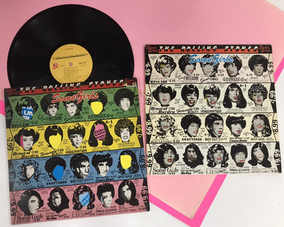 ROLLING STONES Some Girls (1978) LP Censored Album + BANNED Cover (no LP)  b1660
